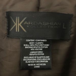 Kardashian Kollection Leather Jacket